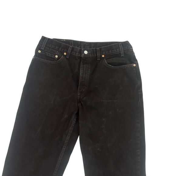 Levi's Men's Straight Jeans - Black - Picture 2 of 12